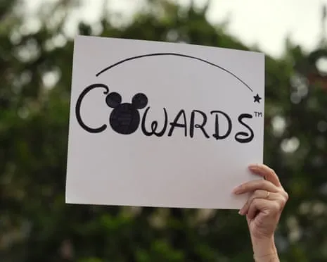 Hundreds Protest In Front Of Disney HQ Concerning ‘Anti-Free Speech’ Jimmy Kimmel Suspension